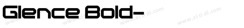 Glence Bold字体转换